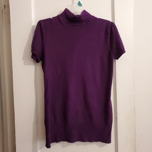 Deep Purple Half Turtleneck